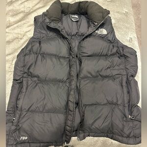 The North Face Black Puffer Vest women’s Large